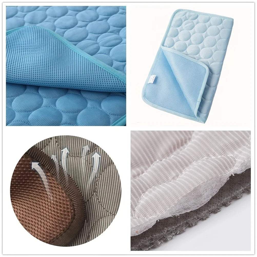 Extra-Large Cooling Mat – Summer Pet Bed for Dogs & Cats | Durable, Ice Pad Blanket