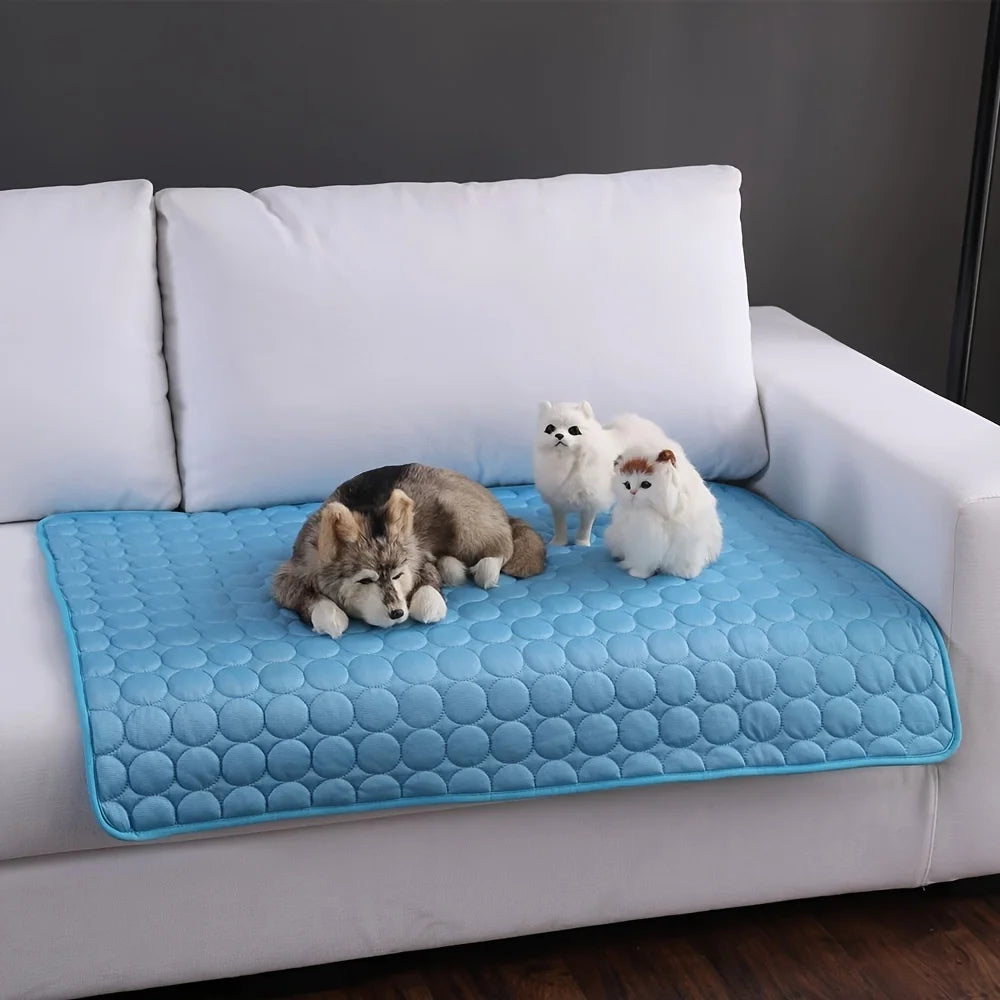 Extra-Large Cooling Mat – Summer Pet Bed for Dogs & Cats | Durable, Ice Pad Blanket