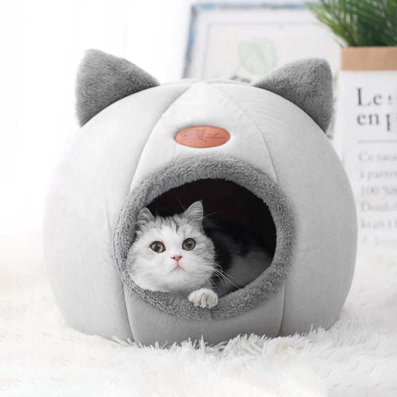 New Deep Sleep Comfort In Winter Cat Bed.