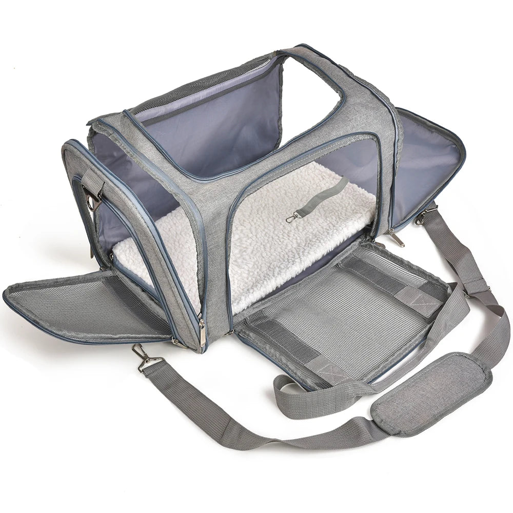 Airline-Approved Soft-Sided Pet Carrier Backpack for Small Dogs & Cats