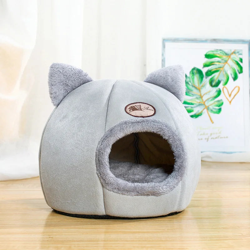 New Deep Sleep Comfort In Winter Cat Bed.