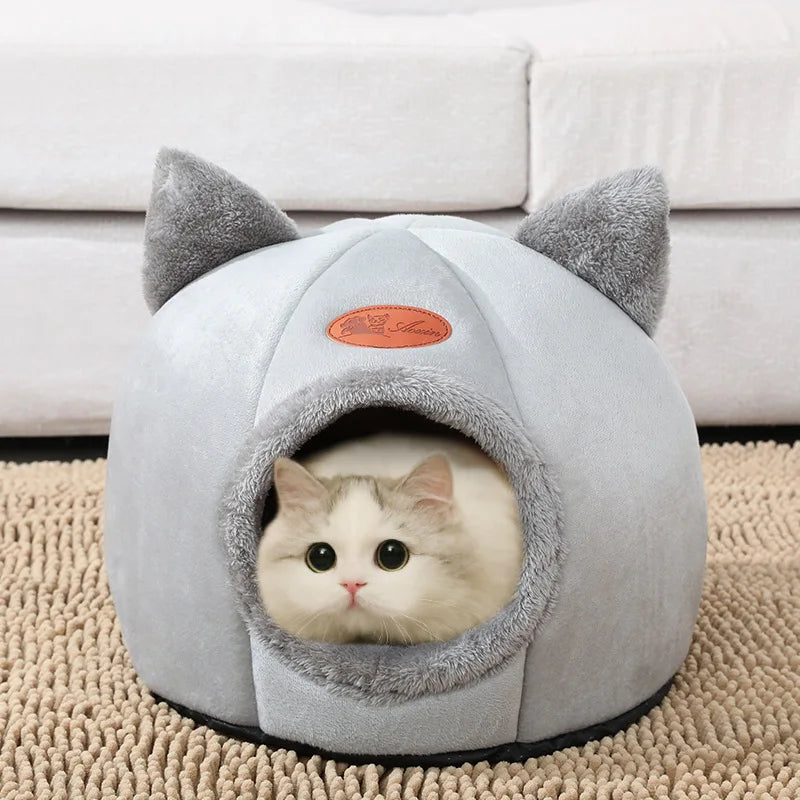 New Deep Sleep Comfort In Winter Cat Bed.
