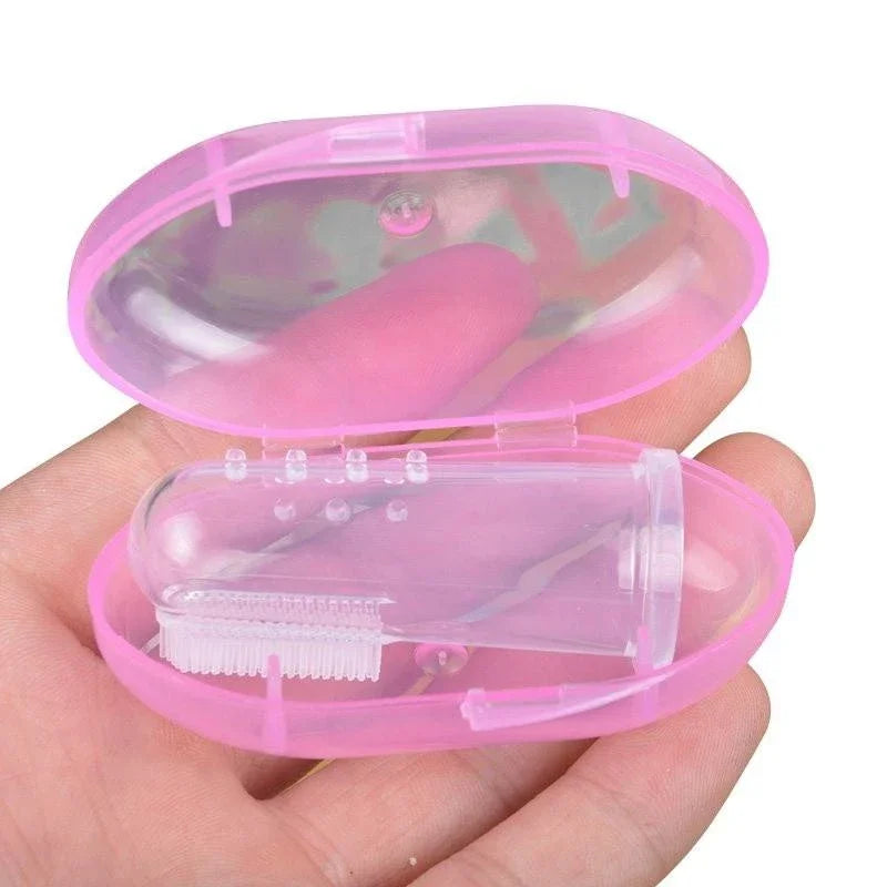 Soft Silicone Pet Finger Toothbrush – For Dogs & Cats