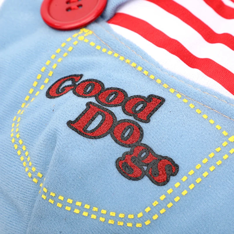 Halloween Cat & Dog Costume – Soft, Warm Jumpsuit for Small & Medium Pets