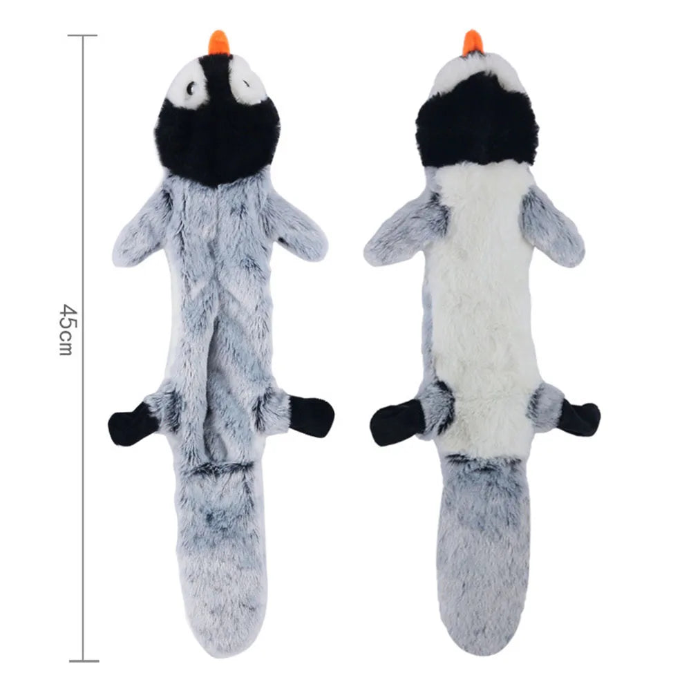 Funny Simulated Animal No Stuffing Dog Toy with Squeakers.