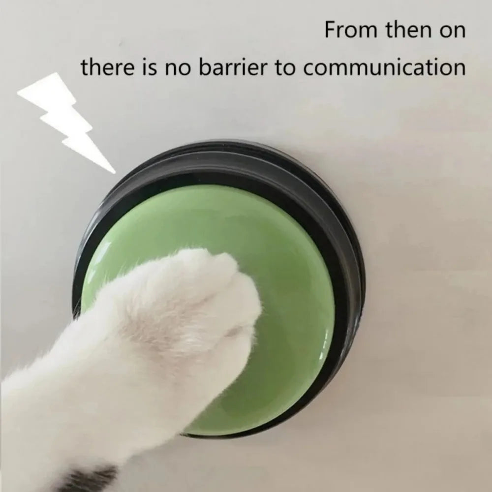 8PCS Dog Talking Buttons – 30-Second Recordable Training Buzzers