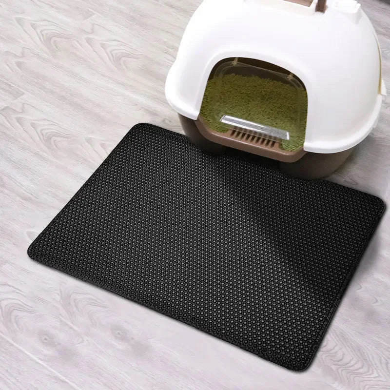 Cat Litter Mat With Double Layer Waterproof.