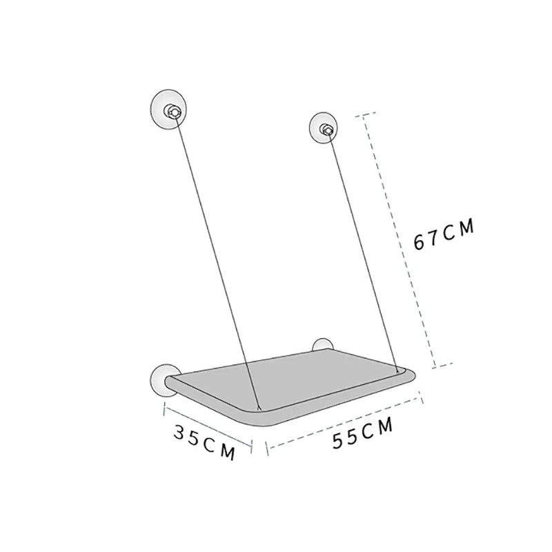 20KG Capacity Cat Hammock – Comfortable Window-Mounted Bed