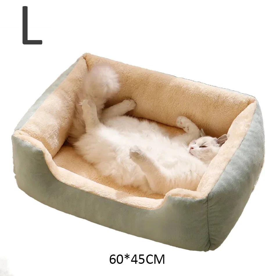 Cat & Small Dog Bed – Soft Cushion Pet House