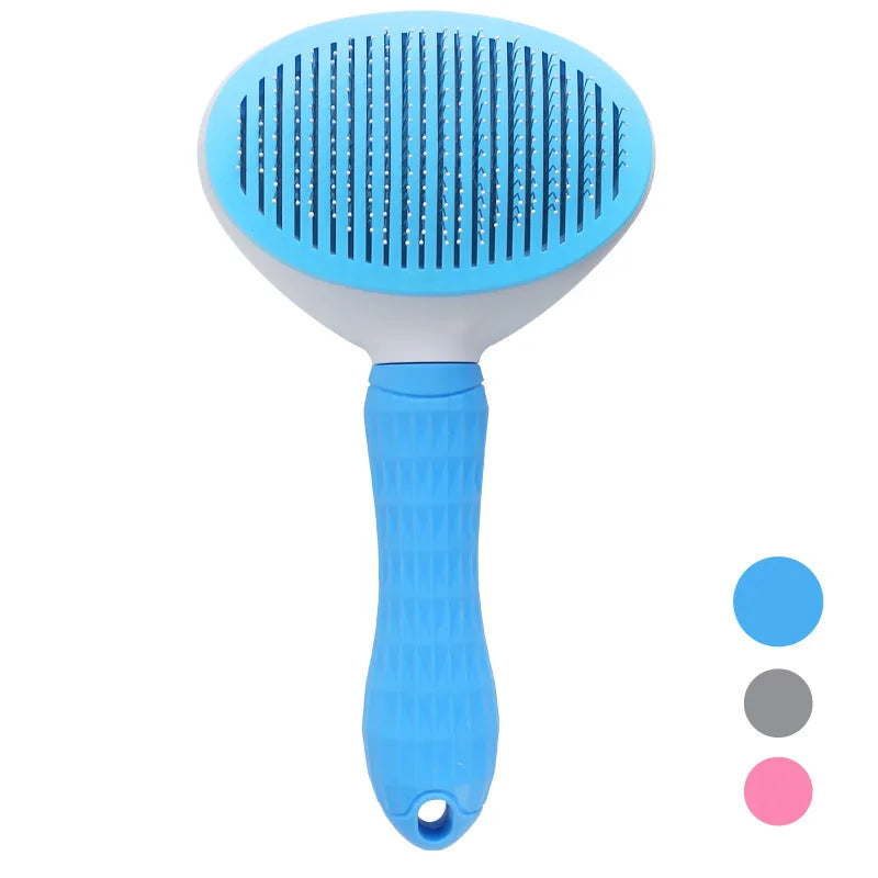Self-Cleaning Pet Hair Removal Slicker Comb
