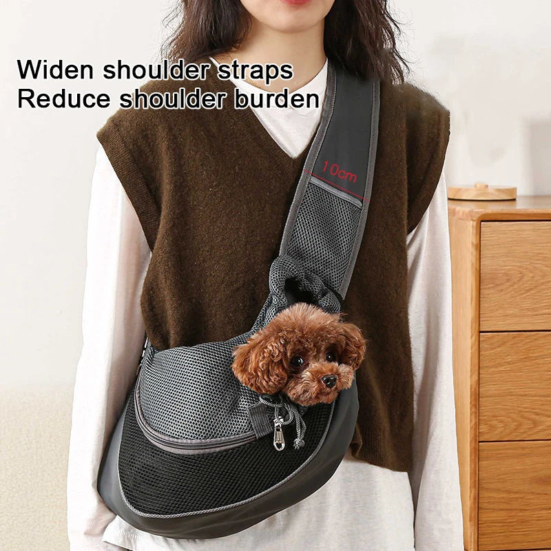 Pet Carrier Backpack – Mesh Travel Sling & Shoulder Tote