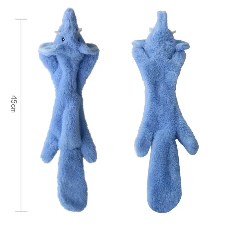 Funny Simulated Animal No Stuffing Dog Toy with Squeakers.