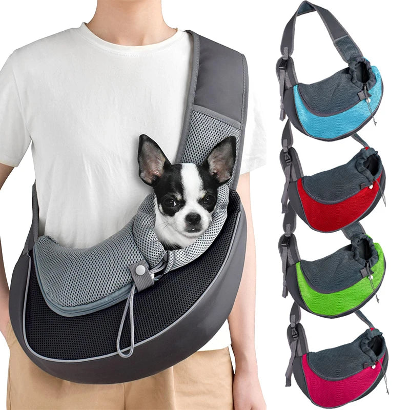 Pet Carrier Backpack – Mesh Travel Sling & Shoulder Tote