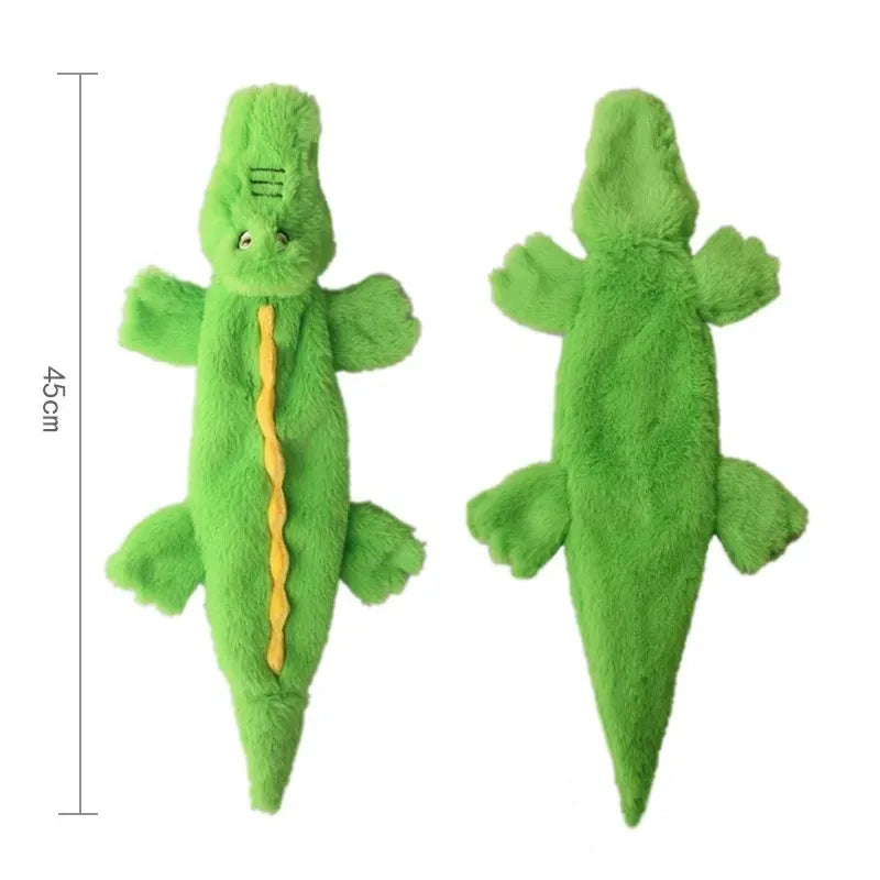 Funny Simulated Animal No Stuffing Dog Toy with Squeakers.