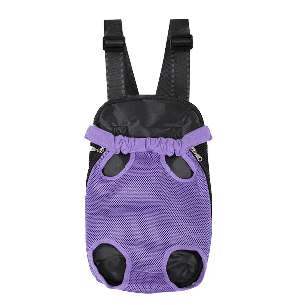 Camouflage Breathable Outdoor Dog Carrier Backpack – Travel & Vehicle Pet Transport Bag