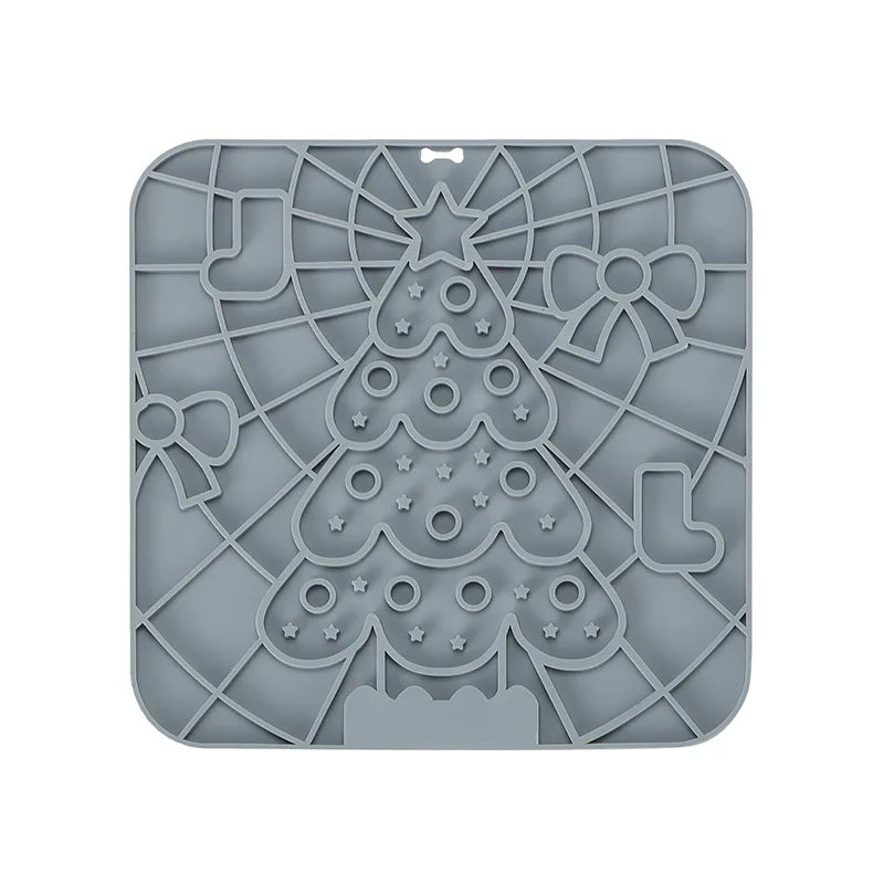 Silicone Lick Mat for Dogs – Slow Feeder & Bathing Distraction Tool