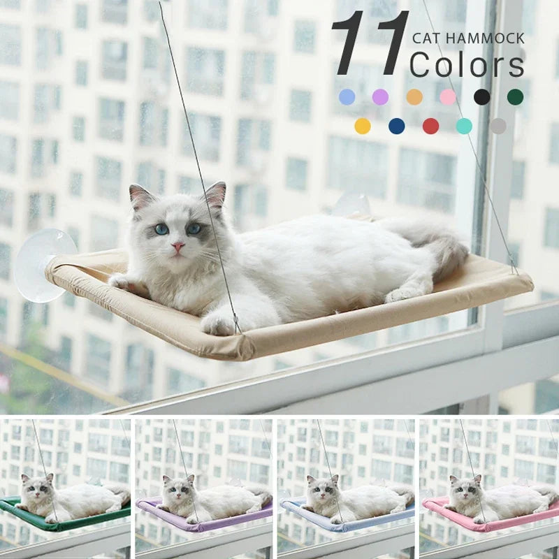 20KG Capacity Cat Hammock – Comfortable Window-Mounted Bed