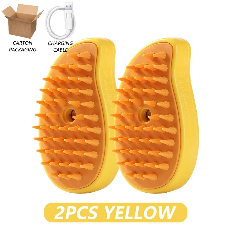3-in-1 Steamy Brush for Cat's/Dog's Grooming