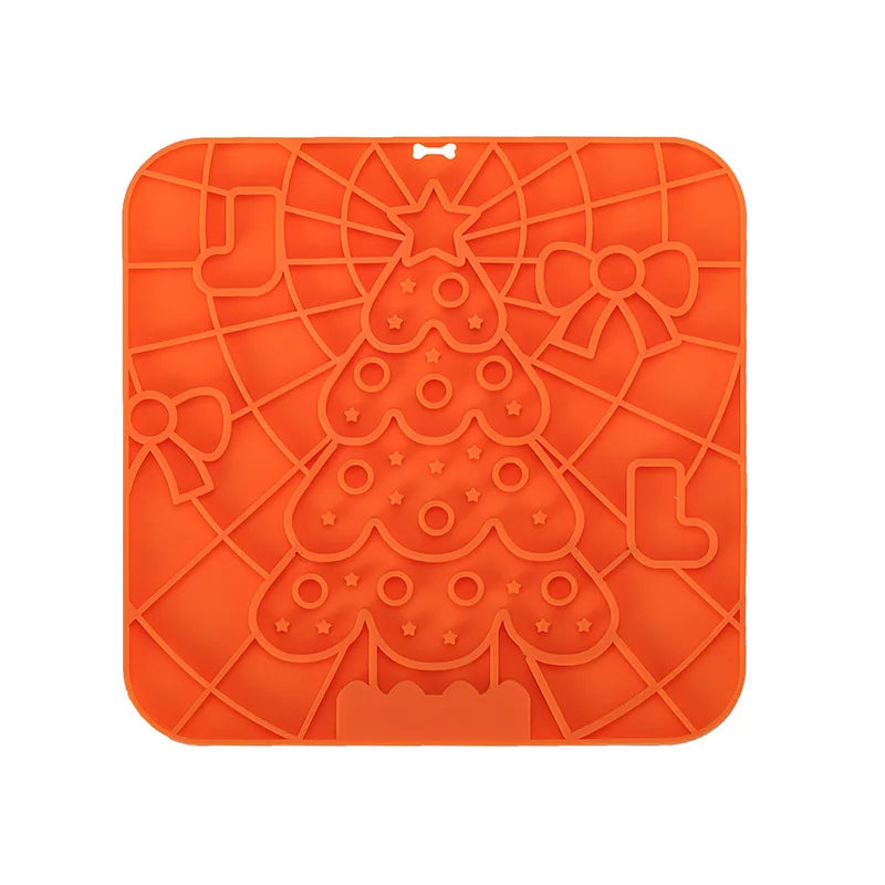 Silicone Lick Mat for Dogs – Slow Feeder & Bathing Distraction Tool