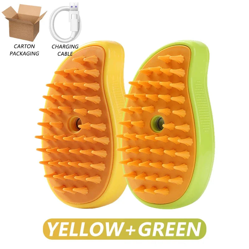 3-in-1 Steamy Brush for Cat's/Dog's Grooming