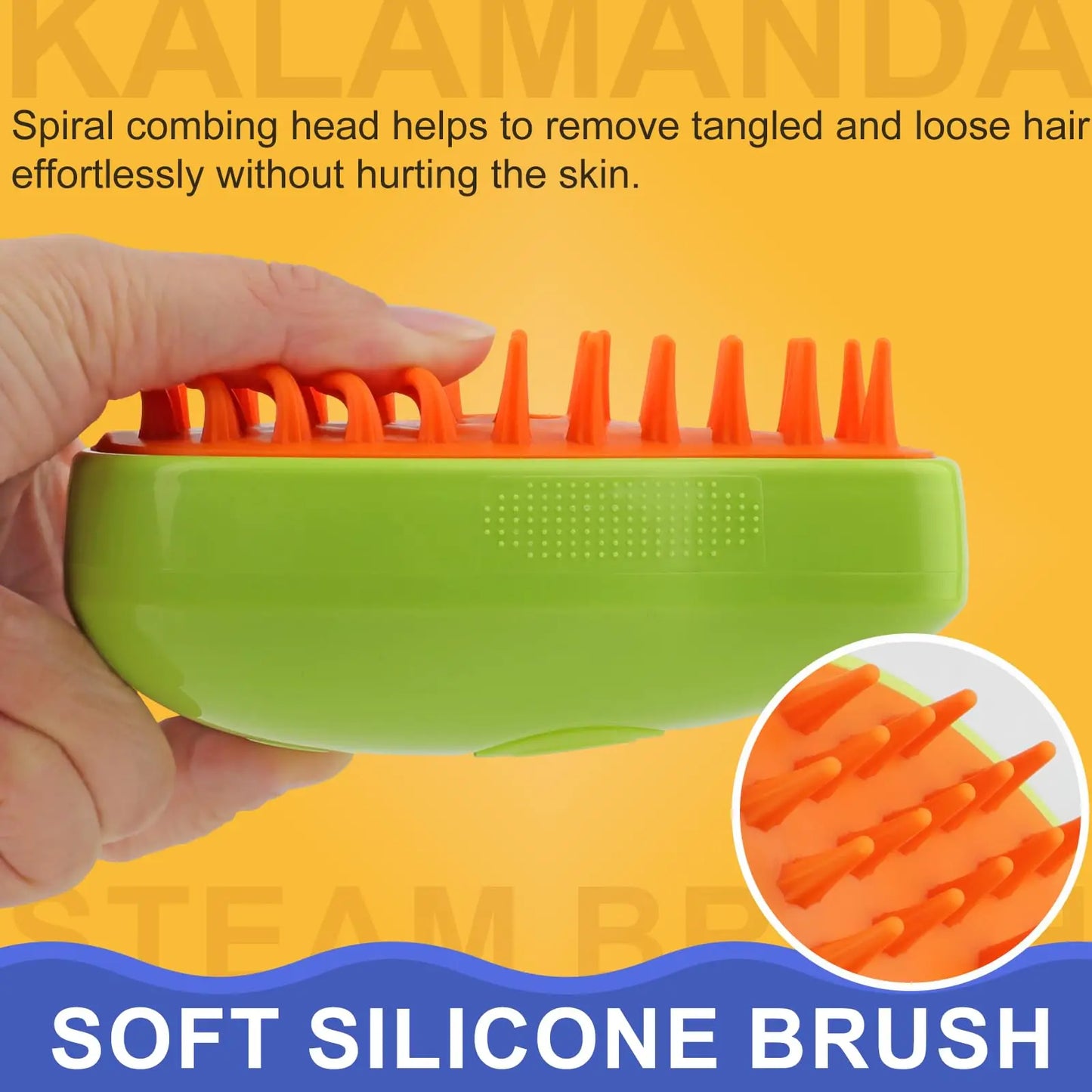 3-in-1 Steamy Brush for Cat's/Dog's Grooming