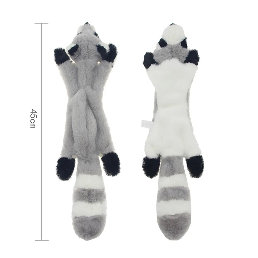 Funny Simulated Animal No Stuffing Dog Toy with Squeakers.