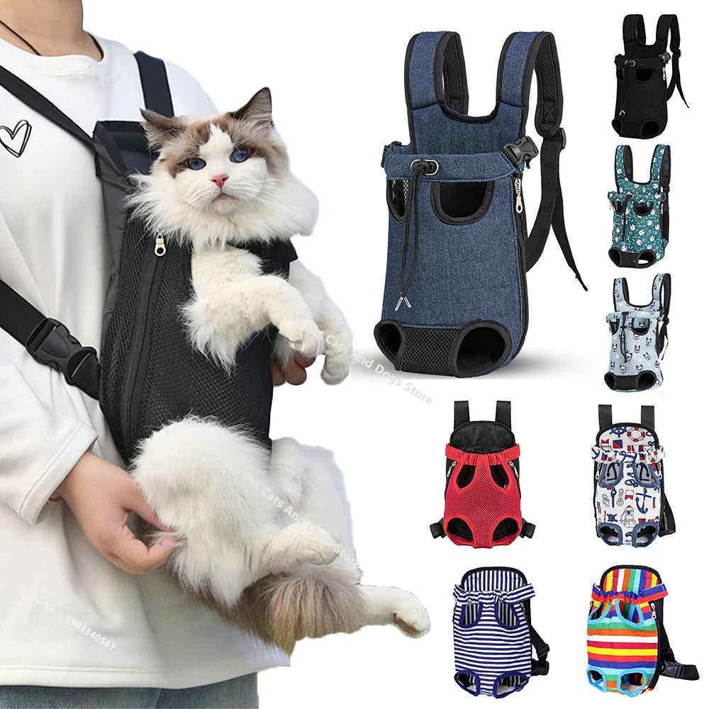Camouflage Breathable Outdoor Dog Carrier Backpack – Travel & Vehicle Pet Transport Bag