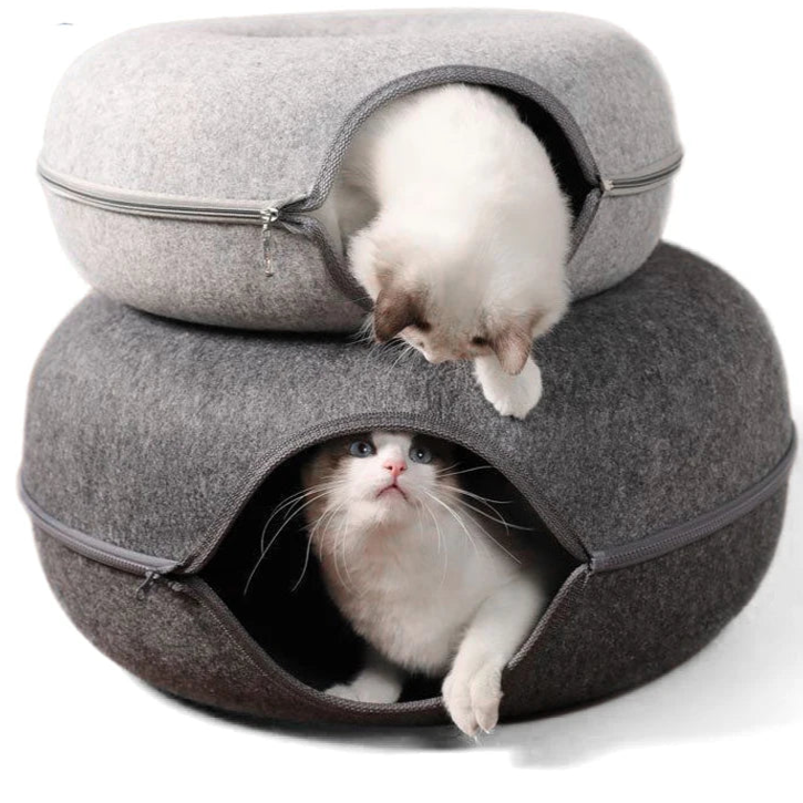 Donut Cat Bed & Tunnel