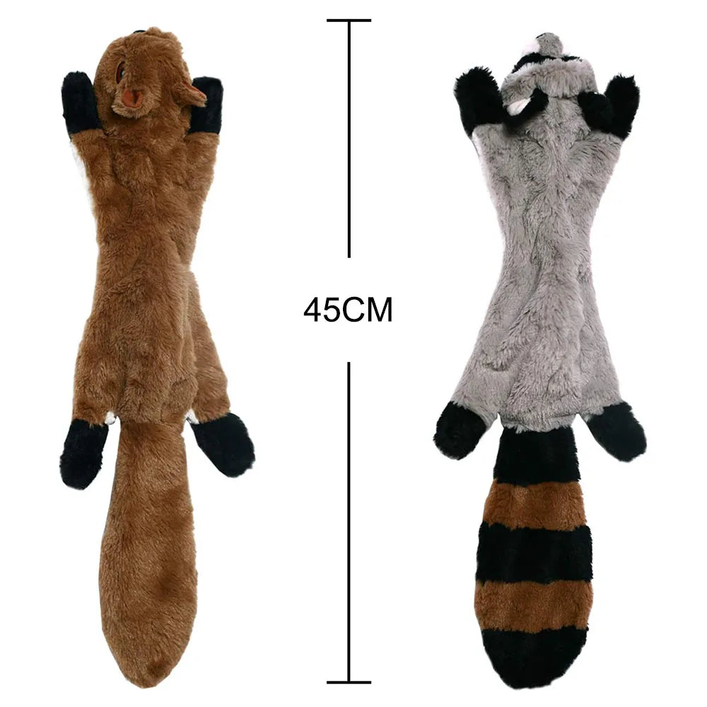 Funny Simulated Animal No Stuffing Dog Toy with Squeakers.