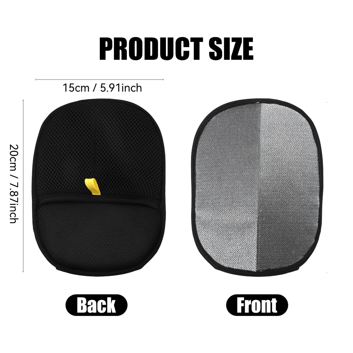 Reusable Pet Hair Removal Gloves – Double-Sided for Grooming & Cleaning
