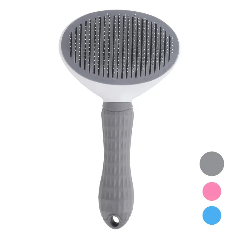 Self-Cleaning Pet Hair Removal Slicker Comb