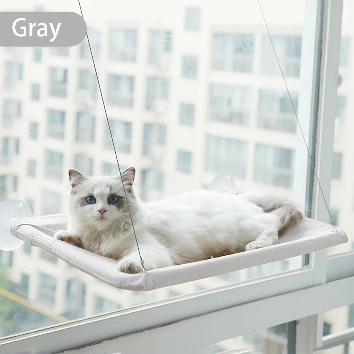 20KG Capacity Cat Hammock – Comfortable Window-Mounted Bed