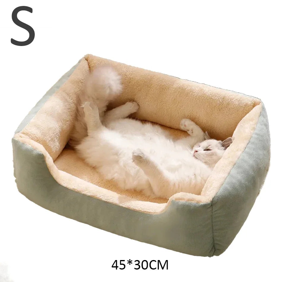 Cat & Small Dog Bed – Soft Cushion Pet House
