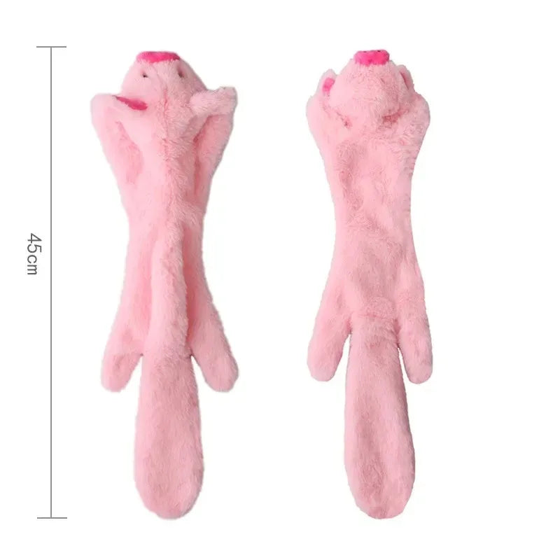 Funny Simulated Animal No Stuffing Dog Toy with Squeakers.