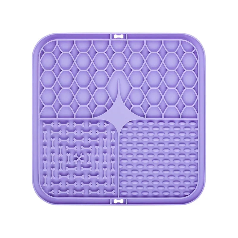Silicone Lick Mat for Dogs – Slow Feeder & Bathing Distraction Tool