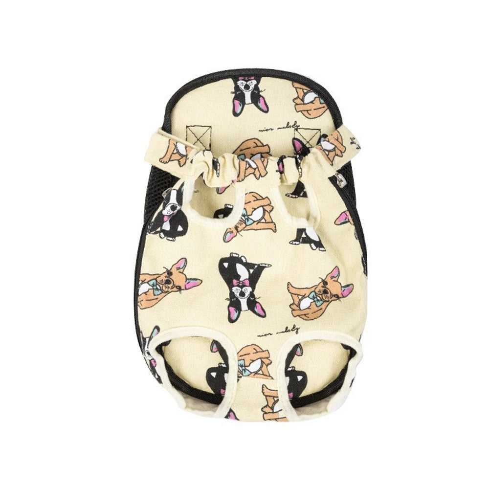 Camouflage Breathable Outdoor Dog Carrier Backpack – Travel & Vehicle Pet Transport Bag