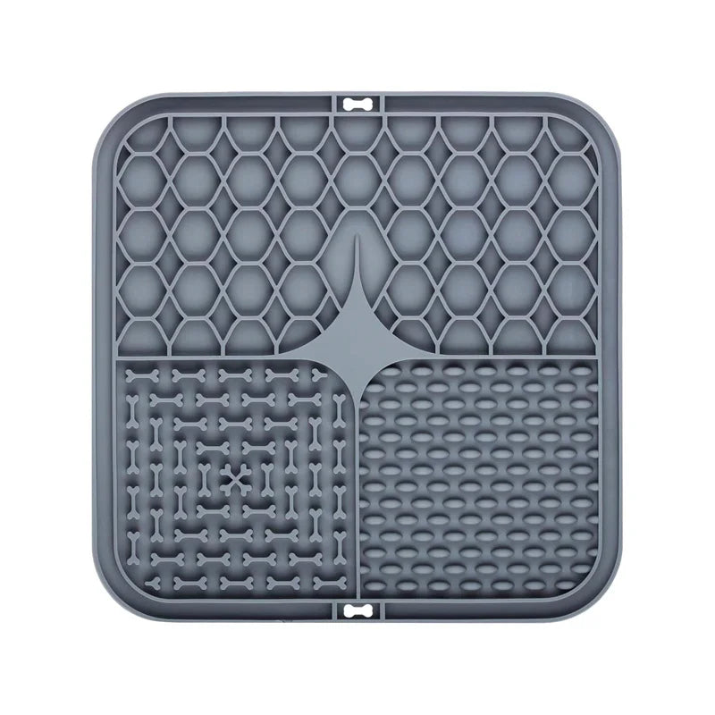 Silicone Lick Mat for Dogs – Slow Feeder & Bathing Distraction Tool