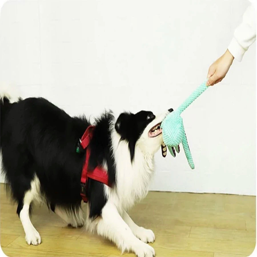 Interactive Plush Octopus Dog Toy – Durable Sound Toy for All Breeds