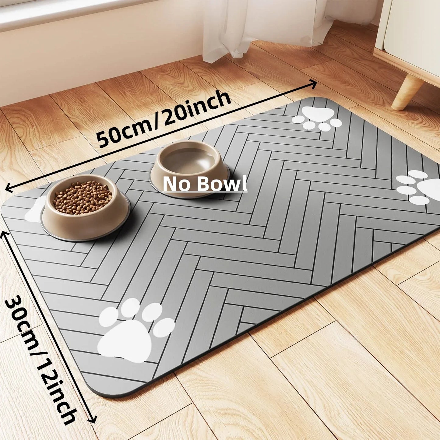 Absorbent Waterproof Pet Feeding Mat for Cats