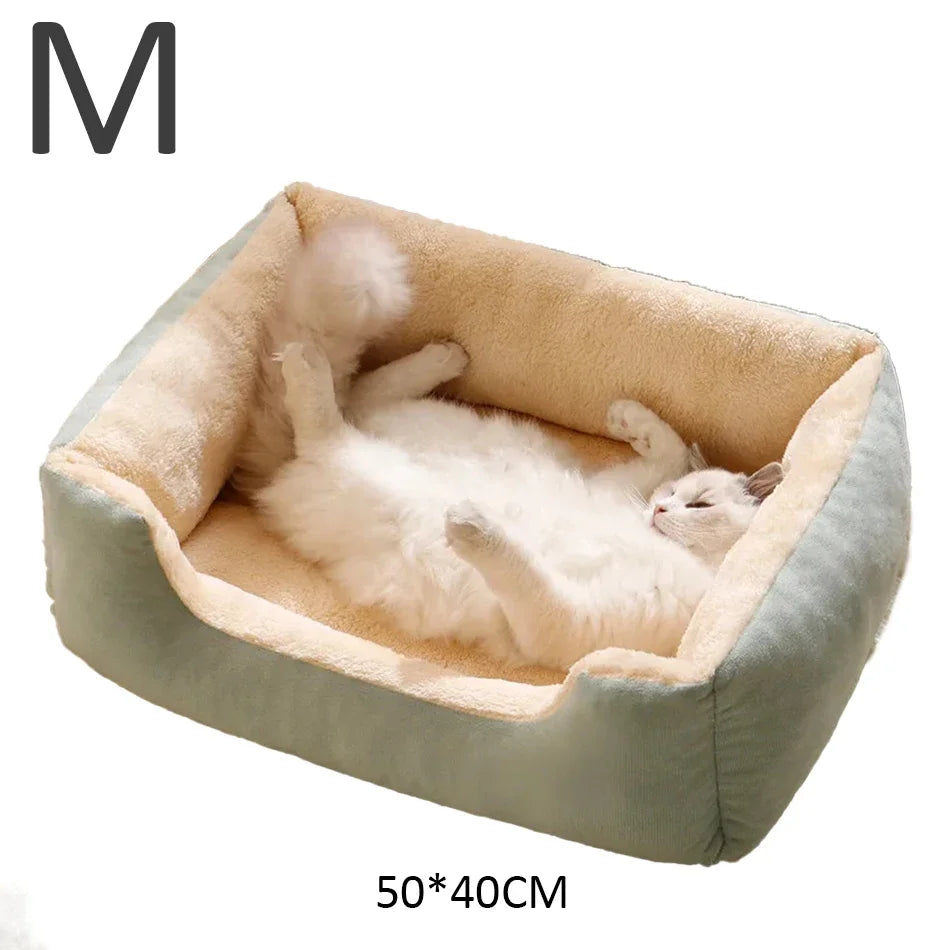 Cat & Small Dog Bed – Soft Cushion Pet House