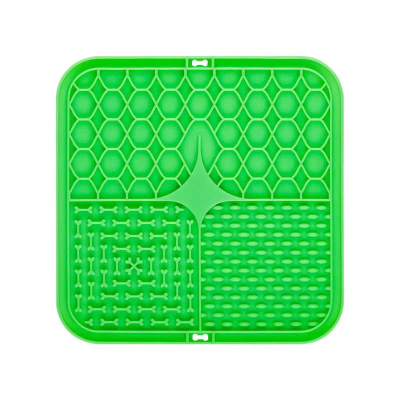 Silicone Lick Mat for Dogs – Slow Feeder & Bathing Distraction Tool