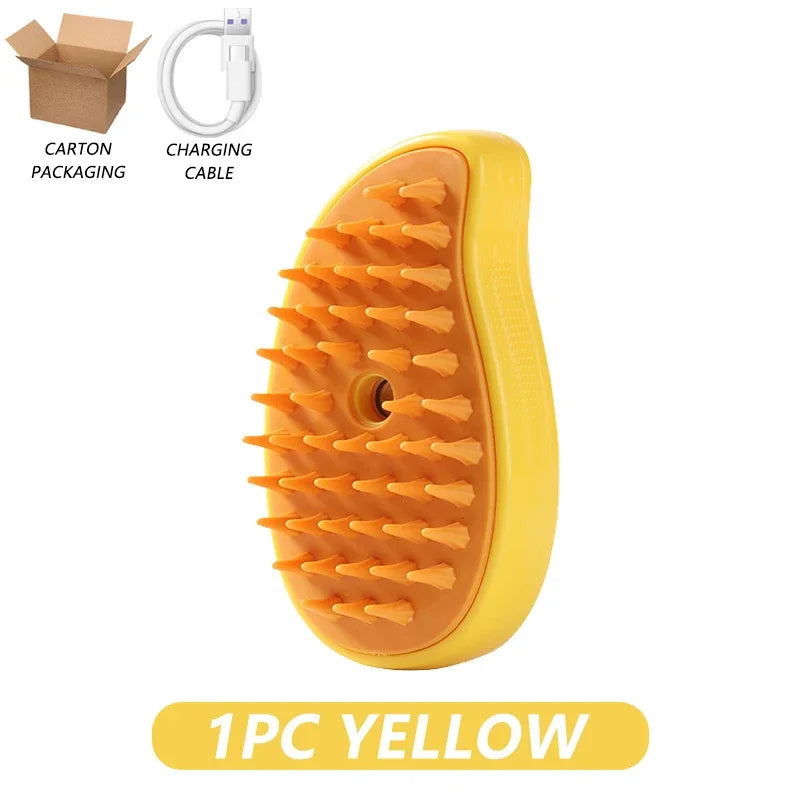 3-in-1 Steamy Brush for Cat's/Dog's Grooming