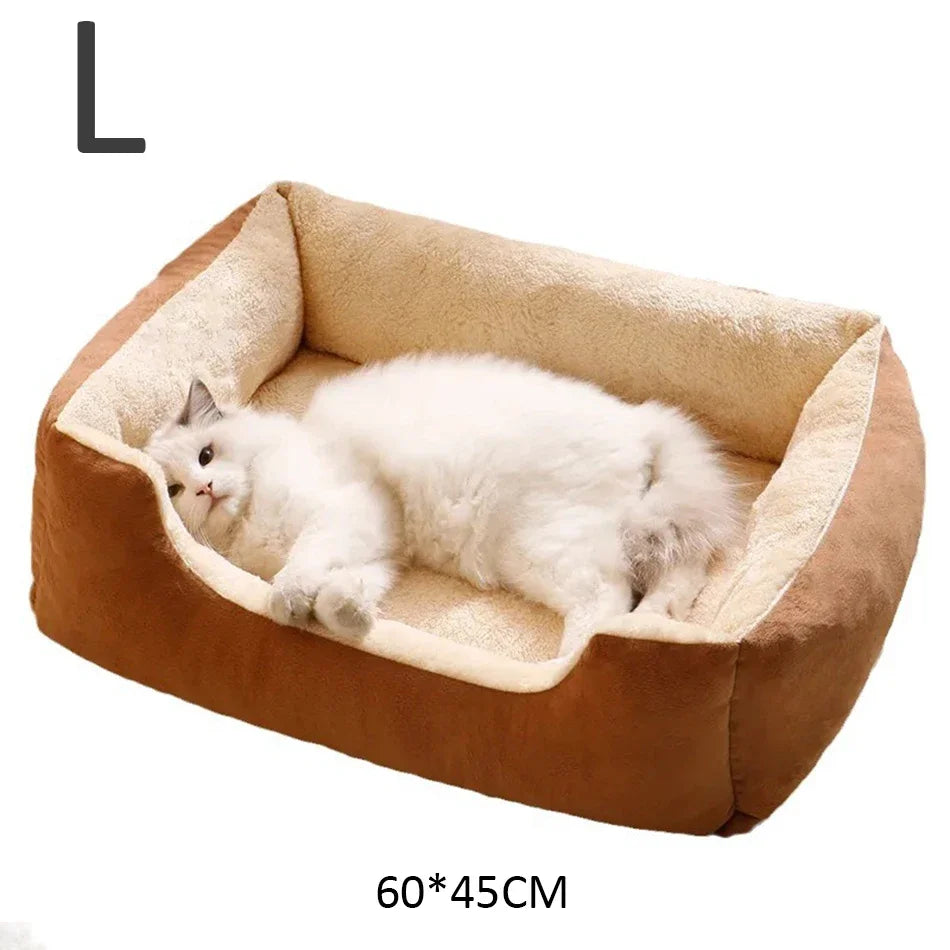Cat & Small Dog Bed – Soft Cushion Pet House