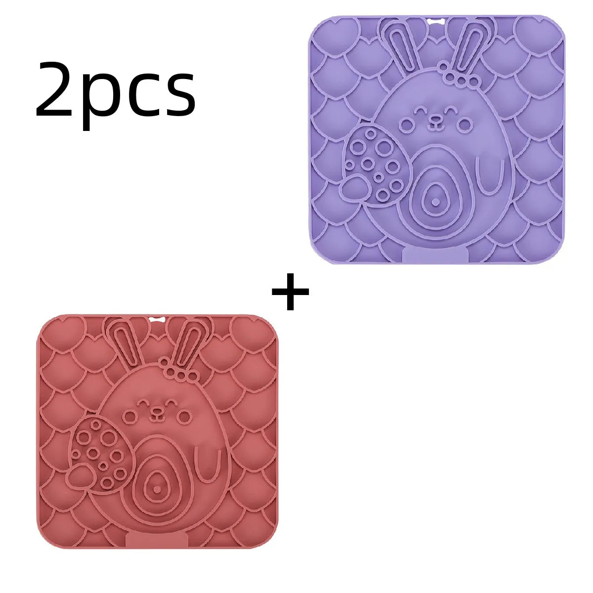 Silicone Lick Mat for Dogs – Slow Feeder & Bathing Distraction Tool