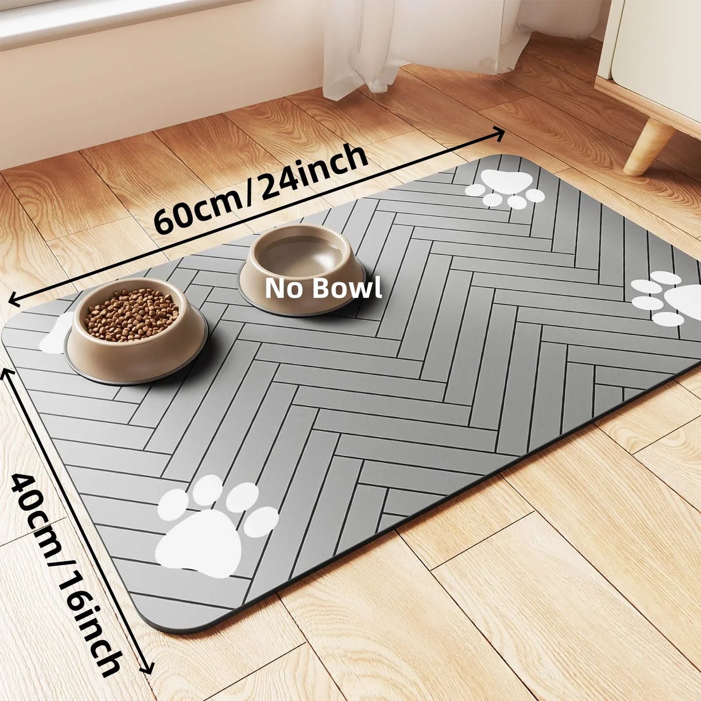 Absorbent Waterproof Pet Feeding Mat for Cats