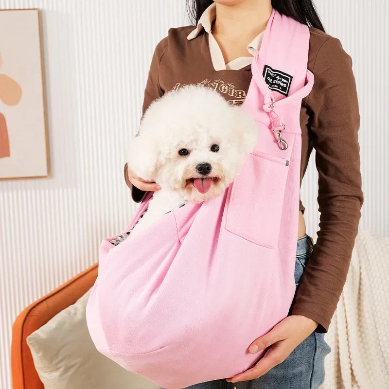 Portable Pet Sling Carrier – Comfortable Crossbody Bag for Cats & Dogs