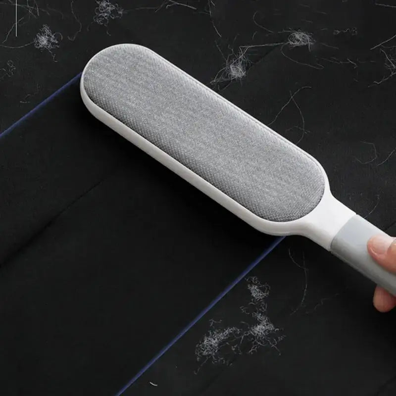 Double-Sided Electrostatic Pet Hair Remover for Clothing, Furniture & Carpet