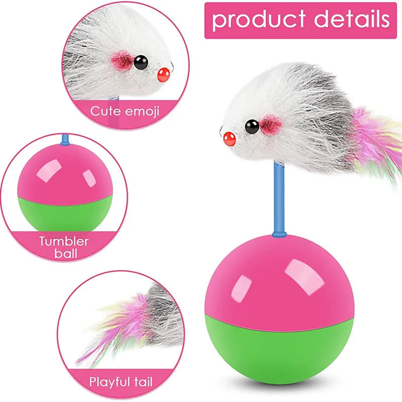 Mouse Tumbler - Interactive Cat Toy