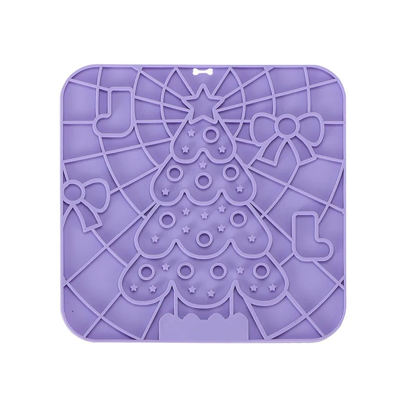 Silicone Lick Mat for Dogs – Slow Feeder & Bathing Distraction Tool