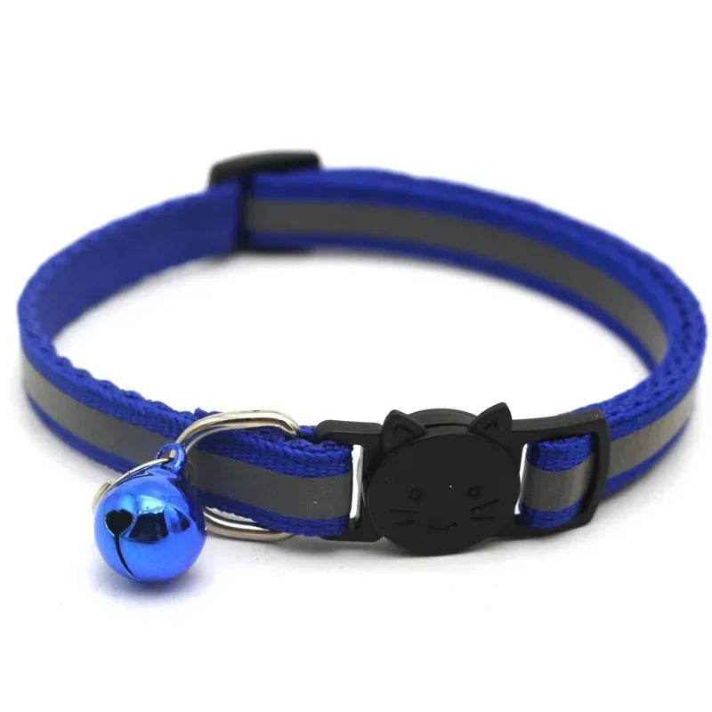 10-Pack Adjustable Cat Collars with Bells – Wholesale Set